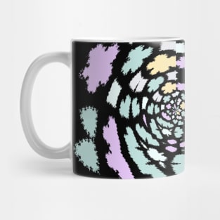 Tunnel Of Pastel Hearts Pattern Mug